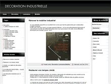 Tablet Screenshot of decoration-industrielle.com
